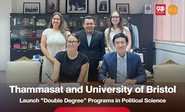 Thammasat and University of Bristol Launch “Double Degree” Programs in Political Science