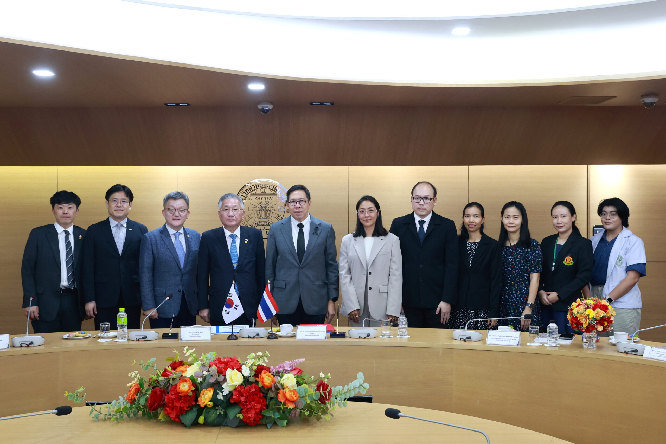 Update: Thammasat University has discussed an academic collaboration with academic partnership network.